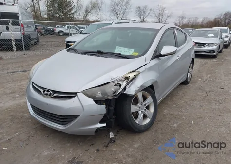 2013 Hyundai Elantra Gls z USA, uszkodzony, nr VIN 5NPDH4AE8DH274678